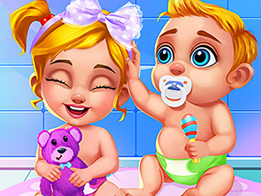 Newborn Sweet Baby Twins img